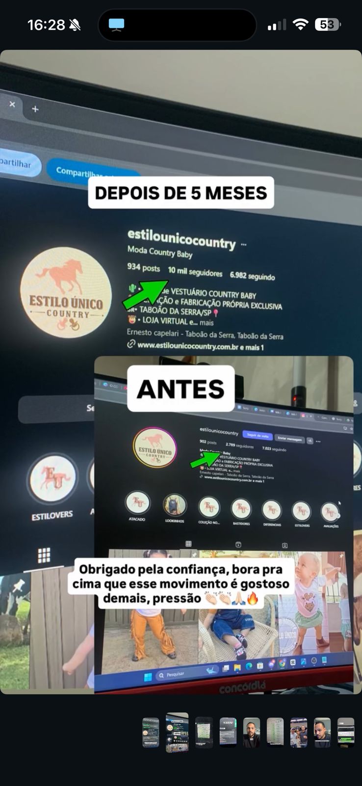 Relato de loja country 1