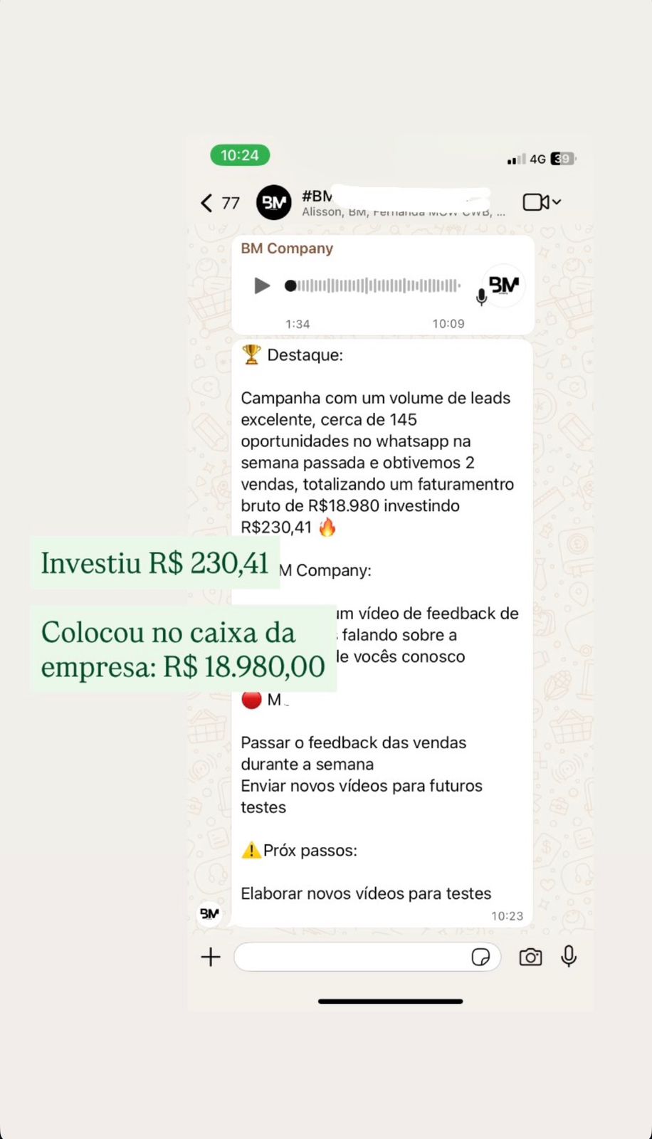 Relato de loja country 7